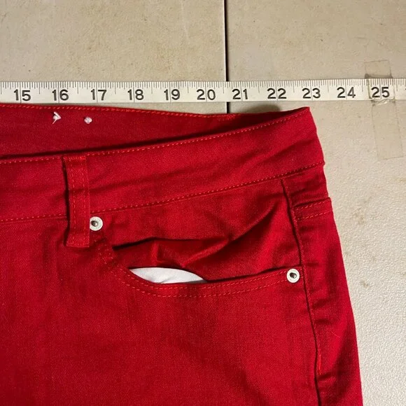 Westport Signature Fit Capri Pants - Bold Red (Size 24W) - Picture 7 of 11